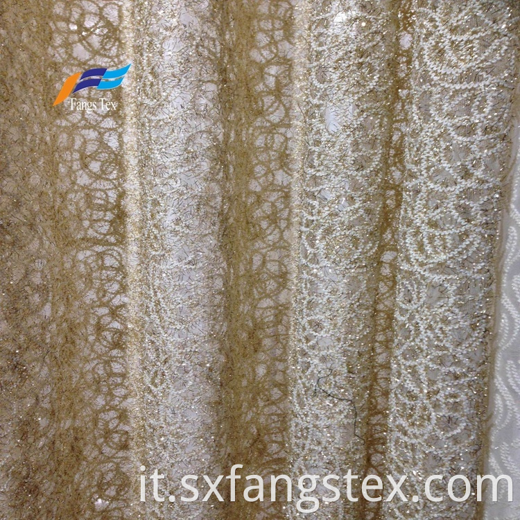 100% Polyester Embroidered Wide Voile Curtain Fabric 2